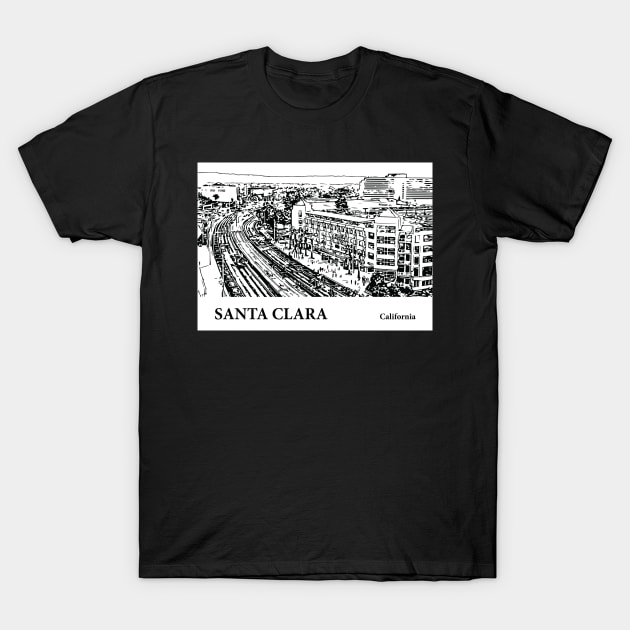 Santa Clara California T-Shirt by Lakeric